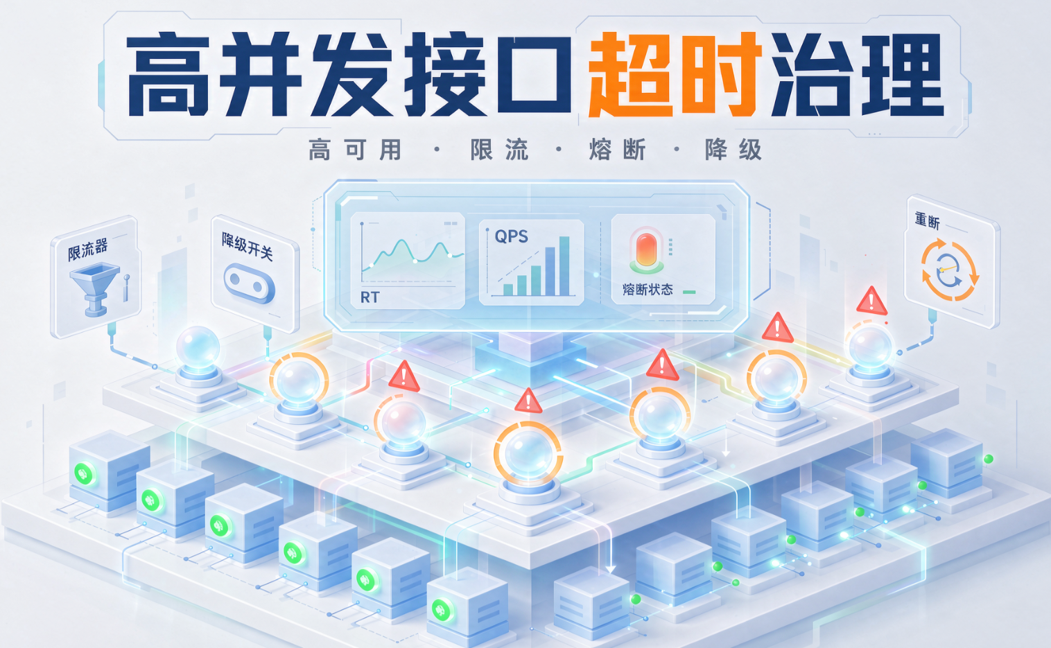 高并发接口超时治理 方案示意图